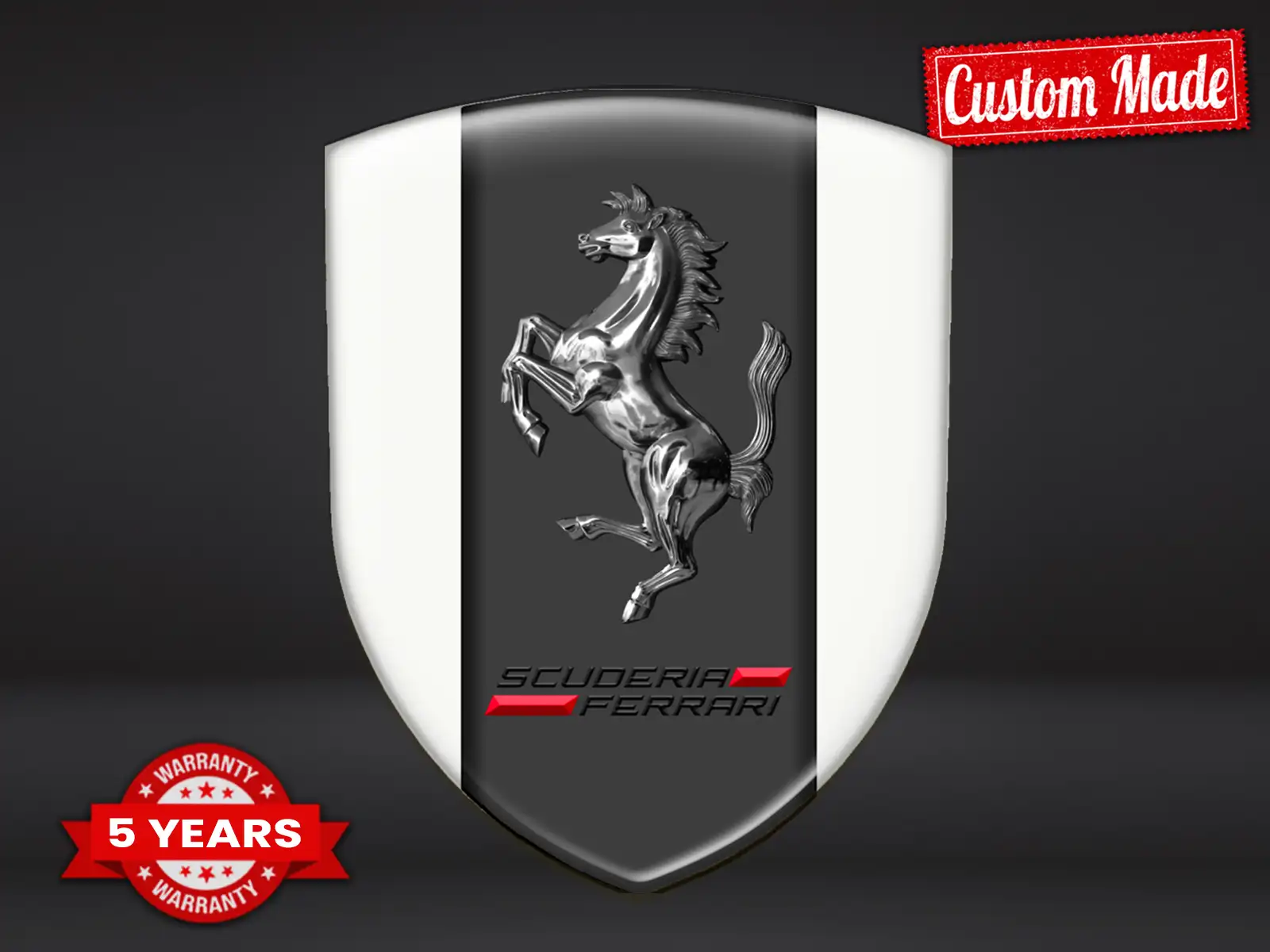 Ferrari Logotipos Silicona Auto Estilo Estrella Personalizable